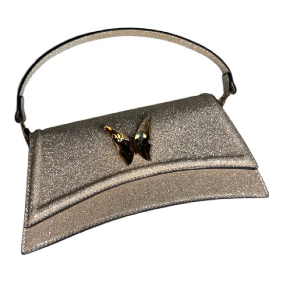 Aldo Handbags - Aldo Elegant Glittery Handbag with Butterfly Accent